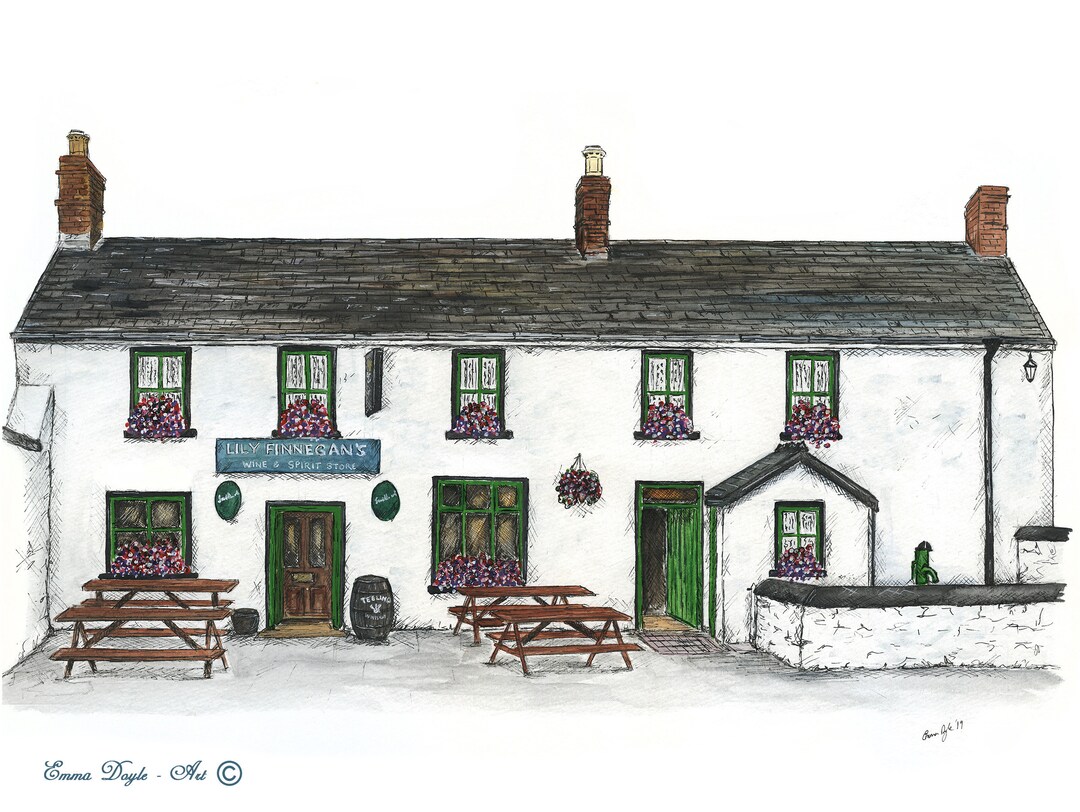 Irish Pub Lily Finnegan's Whitestown Carlingford Co. Etsy