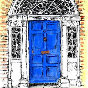 Blue Georgian Door, Dublin