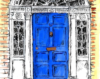 Blue Georgian Door, Dublin