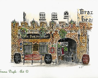 Dublin Pub - The Brazen Head, Dublino, Irlanda