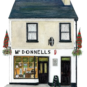 Irish pub - McDonnell&#39;s Pub, Belmullet, Co. Mayo, Ireland