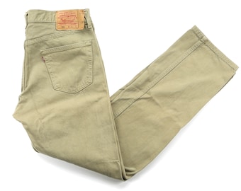 Tan Levis 501 - Etsy New Zealand
