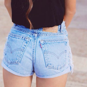 Vintage All Size Levis High Waisted Shorts - Etsy