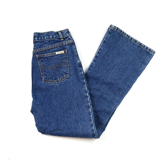 Vintage Zanna Di Dark Wash High Waisted Wide Leg J