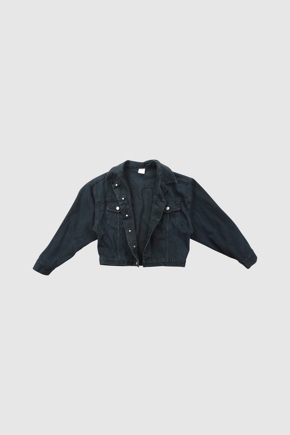 Vintage BONGO Black Denim Jacket