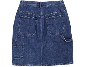 Vintage 90s Cargo Denim Skirt