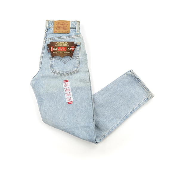 Deadstock Levi’s 550 Light Wash High Waisted Jeans