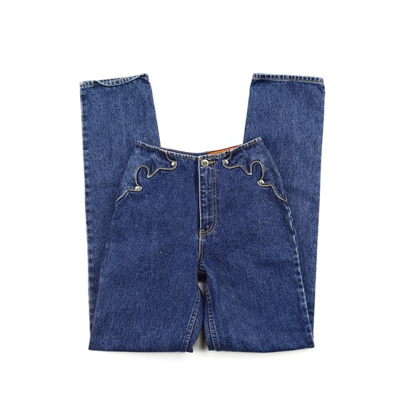 Vintage Lawman Western Dark Wash High Waisted Jean