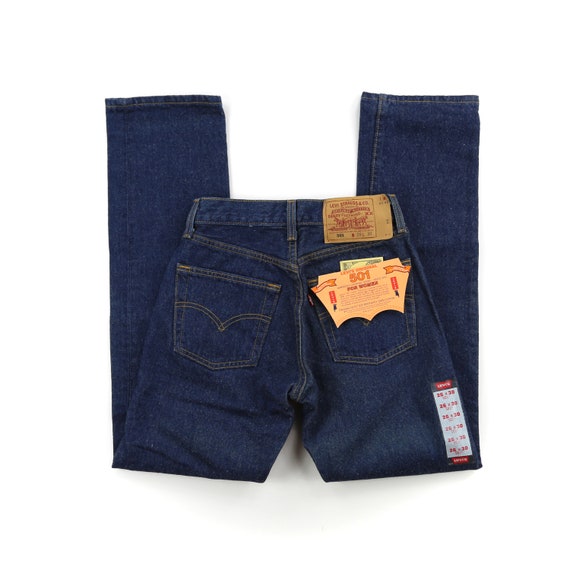 Vintage Levis 501 90’s Dark Wash High Waisted Jean