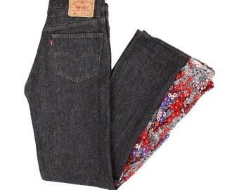 Vintage Levi’s 501 Reworked Black Jeans