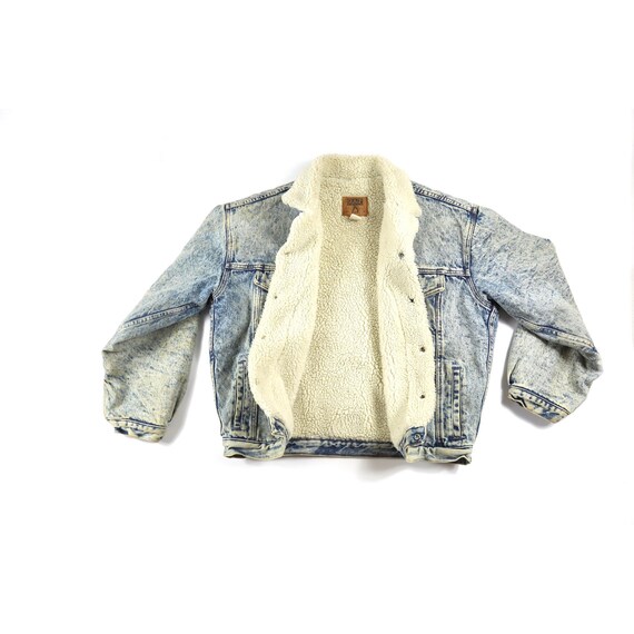 gap fleece lined denim jacket