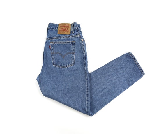 Vintage Levis 550 Medium Wash High Waisted Jeans W