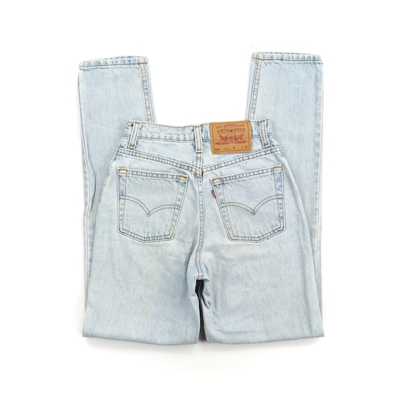 Vintage Levis 512 Light Wash High Waisted Jeans Wa