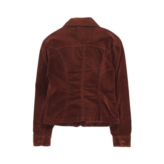 Vintage Y2K Brown Corduroy Jacket - image 2