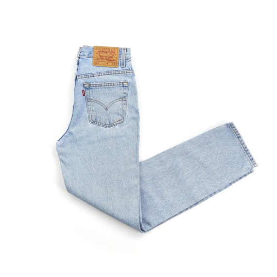 Vintage Levis 512 Light Wash High Waisted Jeans Wa