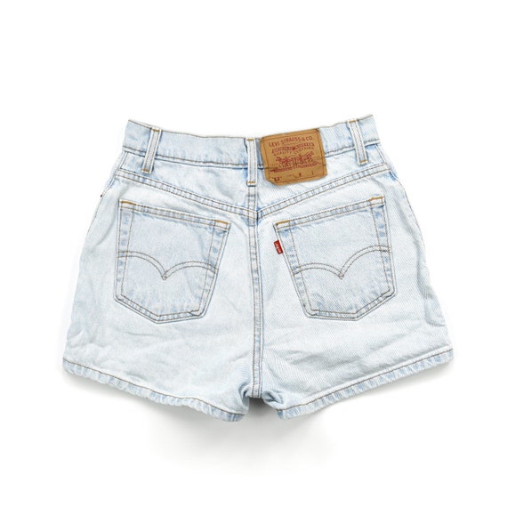 Vintage 512 Levis Light Wash High Waisted Shorts /