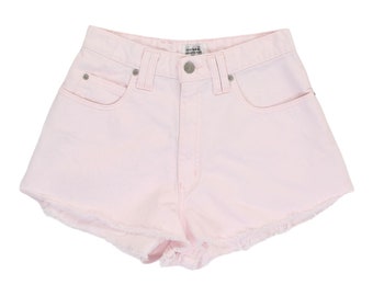 Vintage 90s Pastel Pink Distressed Shorts