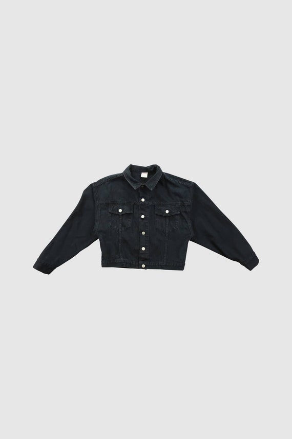 Vintage BONGO Black Denim Jacket - image 2