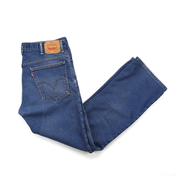 Vintage 517 Wide Leg High Waisted Levis Jeans With