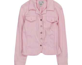 Vintage Y2K Pink Denim Lightweight Jacket