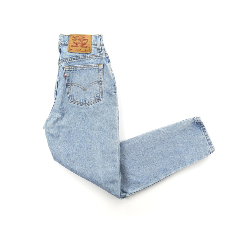 vintage levis 512 high waisted jeans