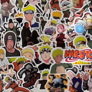 Naruto Uzumaki Sticker Pack, Anime Ninja Martial Arts Japanese Manga  Series