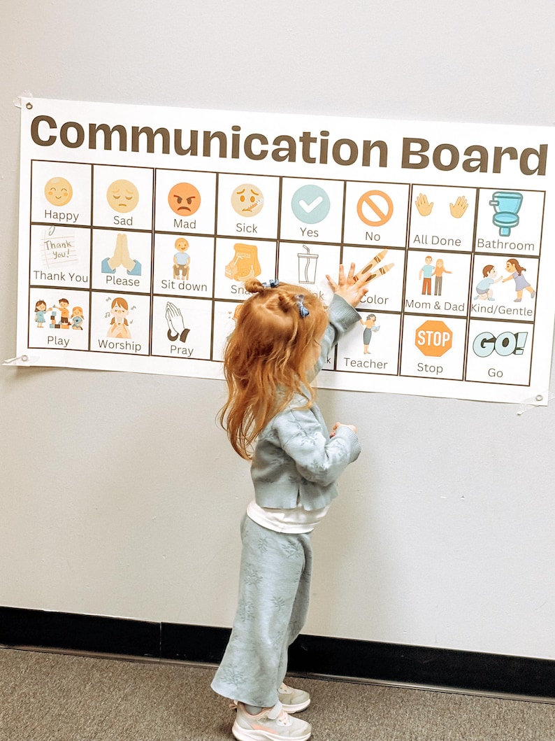 Communication Board for Sunday School/church/pecs Board/aac/autism - Etsy
