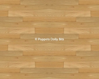 poppenhuis parketvloerkaart 28,5 cm hoog x 20,1 cm breed (11 &quot;x 8&quot;) met perfecte randafstemming voor het verbinden van vellen