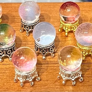 hand made dolls house miniature crystal ball in 12th scale works for 16th too for the mini witch in you