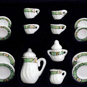 12th scale AFTERNOON TEA SETS for tea rooms, doll houses, room boxes etc