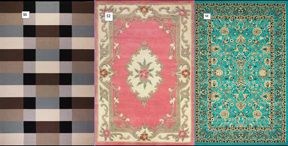 Choice Of 3 Room Sized Dollhouse Rugs To Choose From 25cms X 15cms Approx 9x6ins