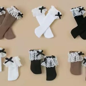 Calze per bambole da 30 cm: in poliestere elasticizzato, perfette per bambole Blythe e simili in scala 1/6.