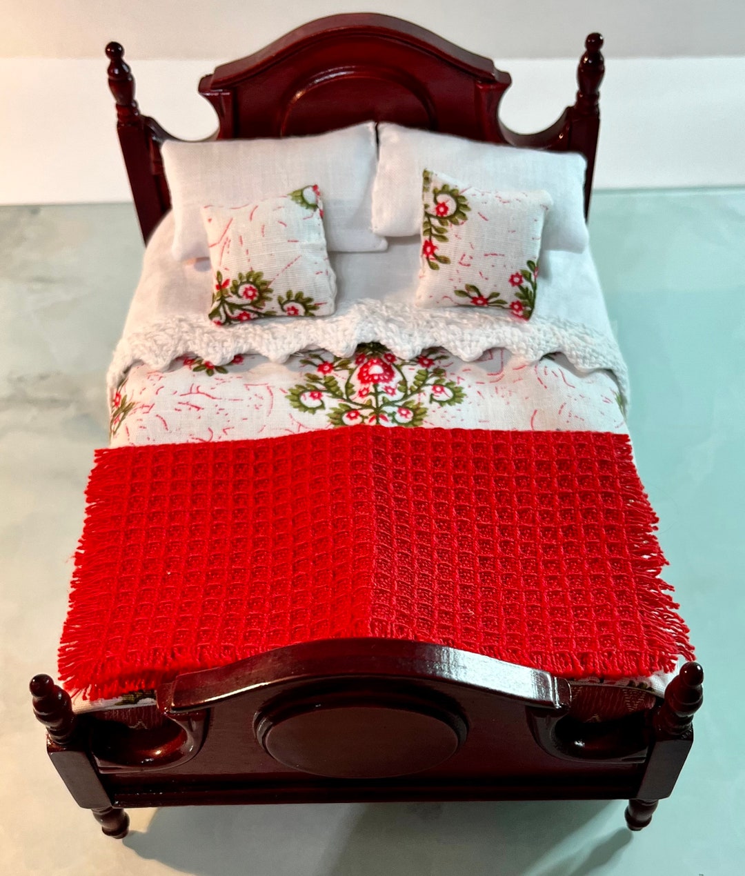 Bed & Beautiful Handmade Bedding With Lovely Quality Fabric and Lace