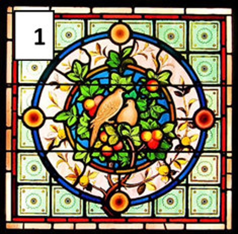 Plastic Stained Glass Panels Windows Glass Designs