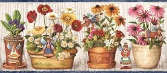 5 choices gorgeous floral dolls house borders