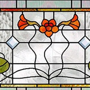 Dollhouse Stained Glass Window: Lumiplex Plastic Panels, Custom Size