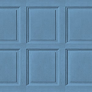 Wood Effect Wainscot Wallpaper: Dollhouse Miniature Wall Decor (2pcs, Peel & Stick, 11x2.5 inches)