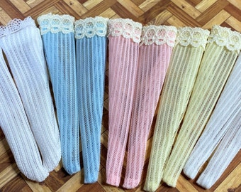 Lace Top Doll Stockings for Blythe and Similar Dolls