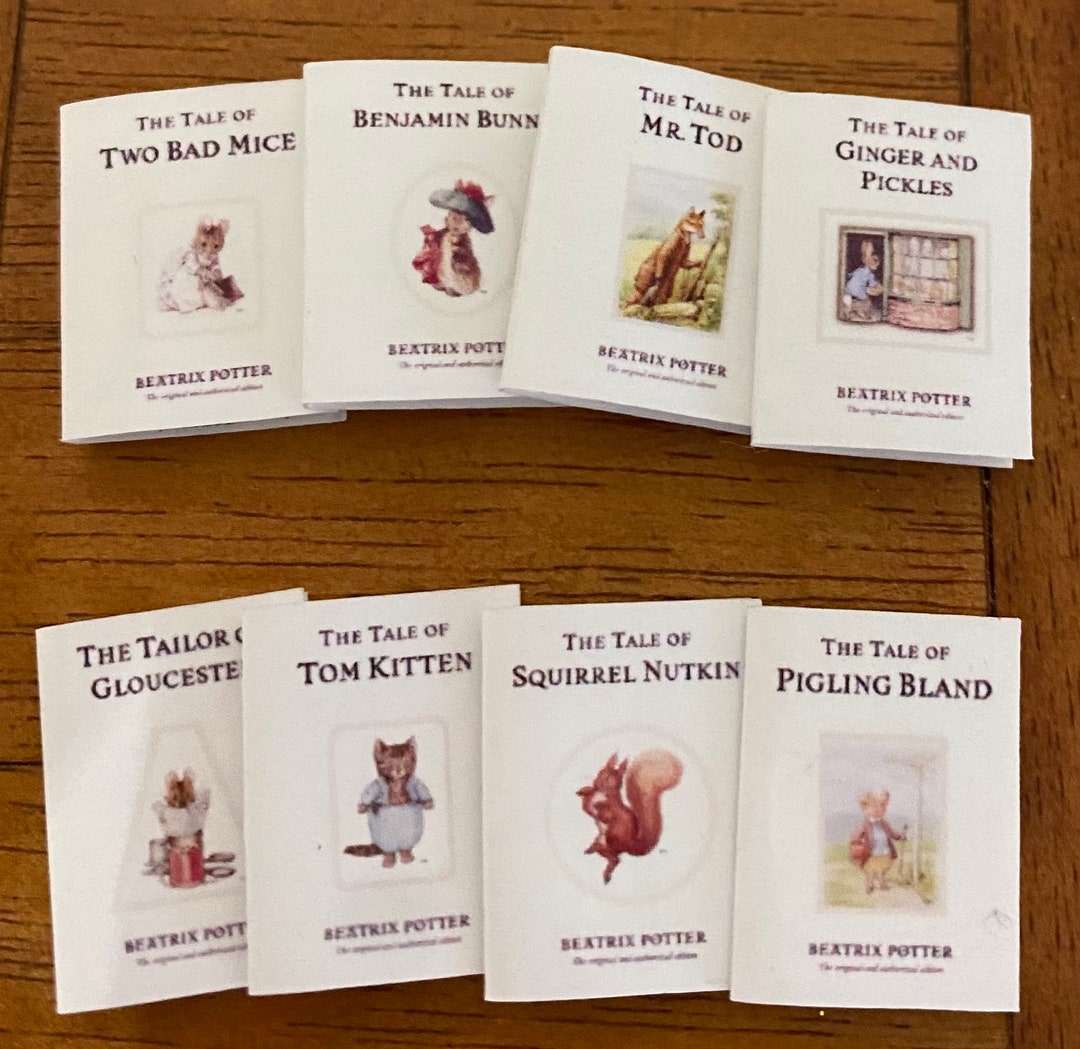 Handmade 12th Scale Peter Rabbit Miniature Book - Etsy
