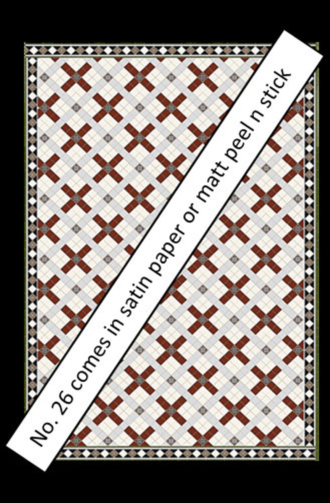 Choose 5 DIFFERENT DOLLSHOUSE Floor Tile Sheet Paper Satin or Etsy UK