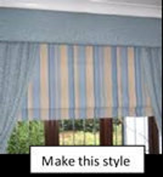 Diy Curtain Kits All You Need To Make Curtains Pelmet Etsy