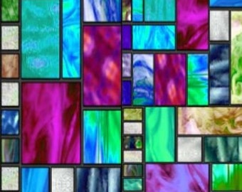 CHOICE OF 6 dolls house stained glass window effect lumiplex plastic panels -use in cardmaking dollhouse other crafts too