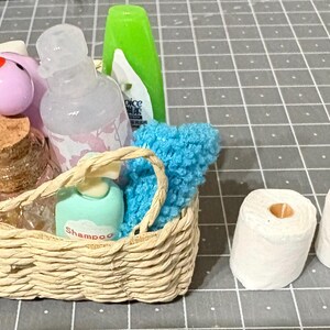 Miniatuurbadkamerset op schaal 1/6 voor Blythe SINDY & SOORTGELIJKE SIZE-poppen van 30 cm