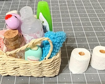 1/6 Scale Miniature Bathroom Set for Blythe SINDY & SIMILAR SIZE 30cm Dolls