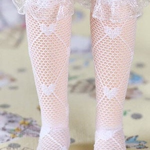 choice of socks & stockings 6th scale for Blythe and similar dolls - you can customize too just add a set of our bows to match your outfits