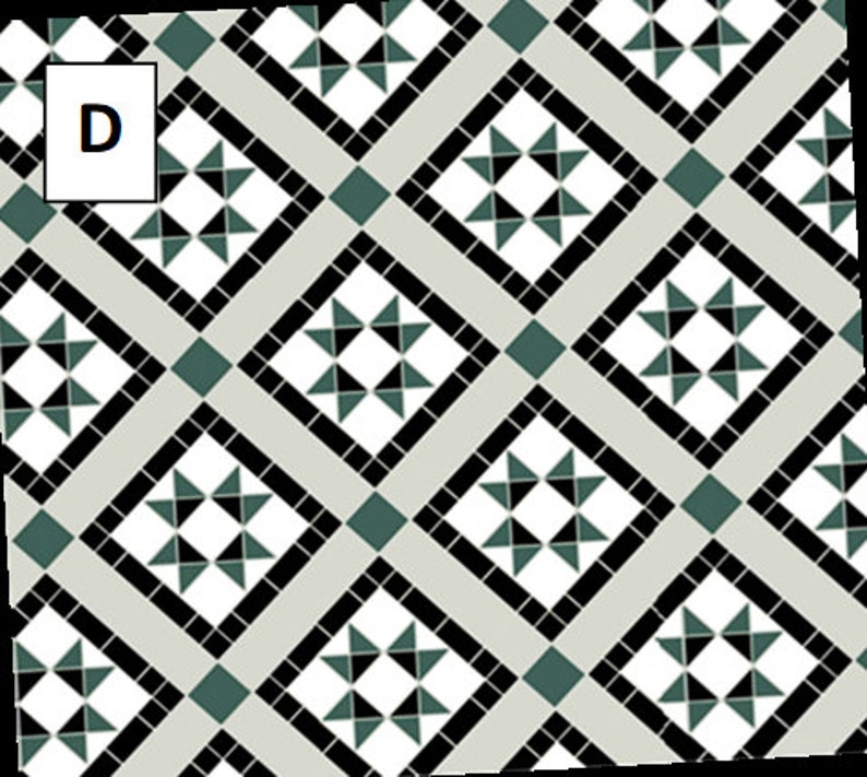 5 DIFFERENT DOLLHOUSE Floor Tile Sheet Paper or Peel N Stick Etsy