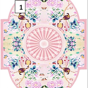 Peel and Stick Ceiling Medallion: Matt or Gloss Finish, 3 Sizes