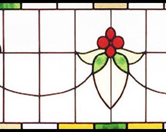 Dollhouse Stained Glass Window: Lumiplex Plastic Panels, Custom Size