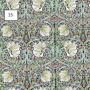 Dollhouse Wallpaper: 1850s Style Miniature Sheets - 1/12, 1/24, 1/48 Scale