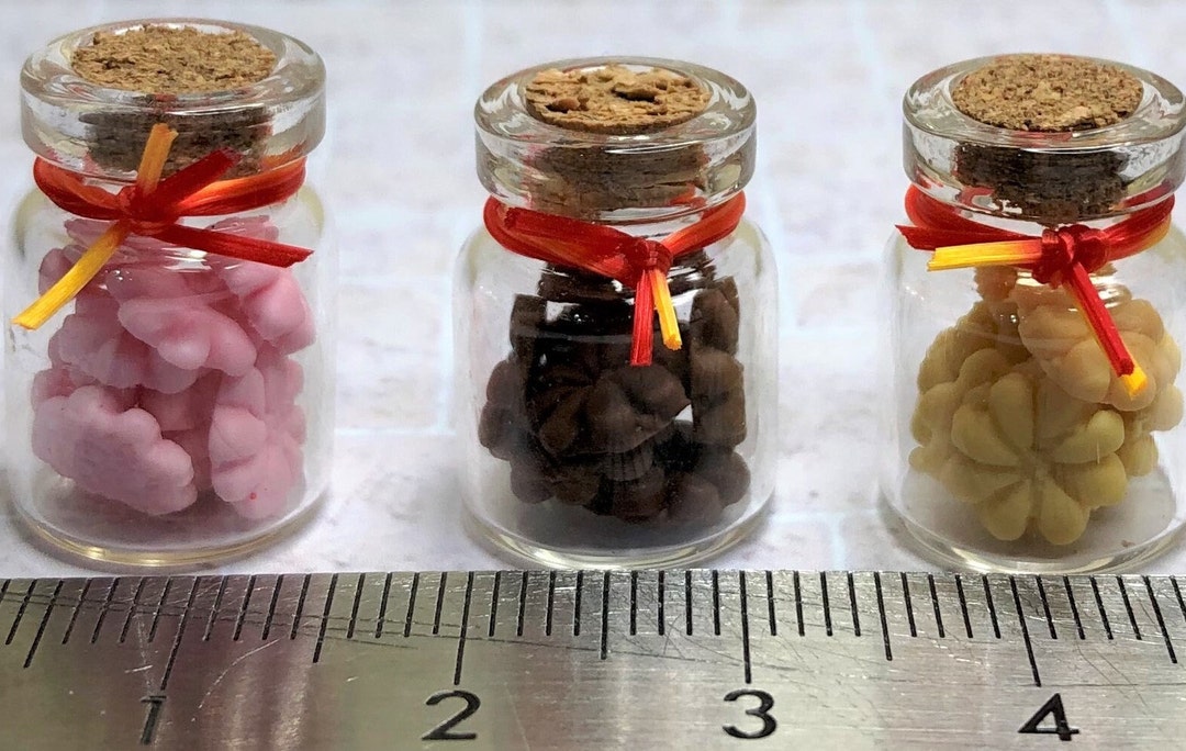Scatola Di Biscotti Al Cioccolato Con Anacardi In Miniatura Scala 1:12 Per Casa Delle Bambole